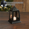 Metal Lantern Black Tealight Holder 7x4.5x4.5 - The Village Country Store 