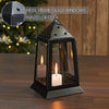 Metal Lantern Black Tealight Holder 9x5x5 - The Village Country Store 