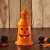 Tealight Holder Halloween Lantern Orange 12x8x6 - The Village Country Store 