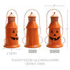 Tealight Holder Halloween Lantern Orange 12x8x6 - The Village Country Store 