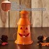 Tealight Holder Halloween Lantern Orange 12x8x6 - The Village Country Store 