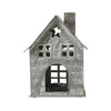 Tealight Holder Metal Village House E Antique Grey 2.75x2.75x2 - The Village Country Store 