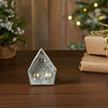 Tealight Holder Metal Village House F Antique Grey 3x2.75x2 - The Village Country Store 