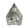 Tealight Holder Metal Village House F Antique Grey 3x2.75x2 - The Village Country Store 