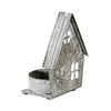 Tealight Holder Metal Village House F Antique Grey 3x2.75x2 - The Village Country Store 