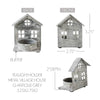 Tealight Holder Metal Village House G Antique Grey 3.25x2.75x2 - The Village Country Store 