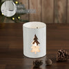 Votive Candle Holder Christmas Tree 6x4.25x4.25 - The Village Country Store 