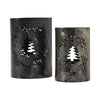 Votive Candle Holder Christmas Tree Wreath Set of 2 - The Village Country Store 