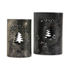 Votive Candle Holder Christmas Tree Wreath Set of 2 - The Village Country Store 