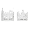 Votive Candle Holder Reindeer Antique White Set of 2 - The Village Country Store 