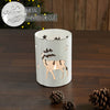 Votive Candle Holder Reindeer White 6x4.25x4.25 - The Village Country Store 