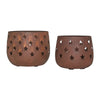 Votive Candle Holder Stars Rust Set of 2 - The Village Country Store 