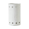 Votive Candle Holder Stars White 4.25x2.75x2.75 - The Village Country Store 