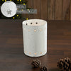 Votive Candle Holder Stars White 6x4.25x4.25 - The Village Country Store 