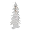 Seasons Crest Figurine All is Calm Distressed White Wooden Tree 24x12x2