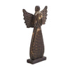 Seasons Crest Figurine Blessings Dark Wooden Angel 17x9.5x2.5
