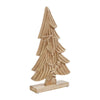 Seasons Crest Figurine Brushed Gold Wooden Tree 19.5x11x3
