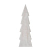 Seasons Crest Figurine Christmas Tree Distressed White Wooden Figurine 11.5x3.5x1.5