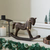 Seasons Crest Figurine Dark Wooden Rocking Horse 9.5x15x1.5