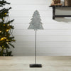 Decorative Galvanized Metal Christmas Tree With Base 16x5x3 - The Village Country Store 