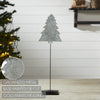 Decorative Galvanized Metal Christmas Tree With Base 16x5x3 - The Village Country Store 