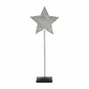 Decorative Galvanized Metal Star With Base 16x6x3 - The Village Country Store 