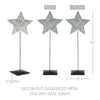 Decorative Galvanized Metal Star With Base 16x6x3 - The Village Country Store 