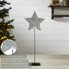 Decorative Galvanized Metal Star With Base 16x6x3 - The Village Country Store 