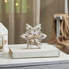 Seasons Crest Figurine Distressed White Wooden Snowflake 7.75x7.75x1