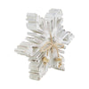 Seasons Crest Figurine Distressed White Wooden Snowflake 7.75x7.75x1