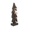 Seasons Crest Figurine Festive Boughs Dark Wooden Tree 11x3x2