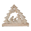Manger Nativity Scene Wooden Figurine 11x9x2 - The Village Country Store 