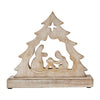 Manger Nativity Scene Wooden Figurine 8x7x2 - The Village Country Store 