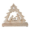 Manger Nativity Scene Wooden Figurine 8x7x2 - The Village Country Store 