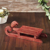 Red Sled Wooden Figurine 16x6x2.75 - The Village Country Store 