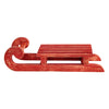 Red Sled Wooden Figurine 16x6x2.75 - The Village Country Store 