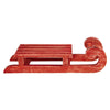 Red Sled Wooden Figurine 16x6x2.75 - The Village Country Store 