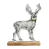 Reindeer With Wreath Figurine 11.5x9x2.5 - The Village Country Store 