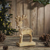 Reindeer Wooden Figurine 8x4.5x2.5 - The Village Country Store 