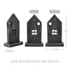 Rustic Wooden House Grey 10x5.75x3 - The Village Country Store 