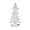 Snowy Tree Textured Wooden White 12.25x6x2.5 - The Village Country Store 