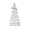 Snowy Tree Textured Wooden White 8.25x4x2.25 - The Village Country Store 