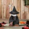 Witch w/ Broom Wooden Figurine 10x5.5x1.5 - The Village Country Store 