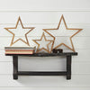 Wooden Nested Stars Natural 3-in-1 13x13x1.5 - The Village Country Store 