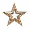 Wooden Nested Stars Natural 3-in-1 13x13x1.5 - The Village Country Store 