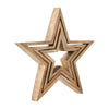 Wooden Nested Stars Natural 3-in-1 13x13x1.5 - The Village Country Store 