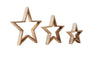 Wooden Nested Stars Natural 3-in-1 13x13x1.5 - The Village Country Store 