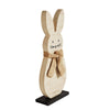 Seasons Crest Figurine Wooden Spring Bunny 13x5.25x2.25