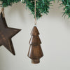 Seasons Crest Ornament Dark Finish Three-Tiered Hand Turned Tree 4.5x2x2 Set of 6