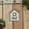 Noel Wreath Hanging Ornament 7x4x0.5 - The Village Country Store 